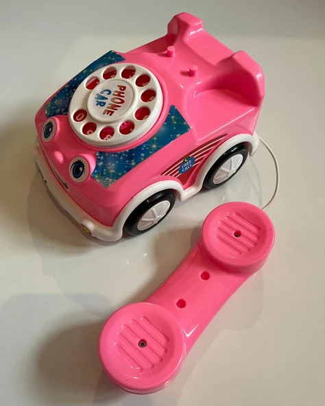 Çevirmeli Oyuncak Telefon Araba Sürtmeli 18x16 Cm ürün görseli 1