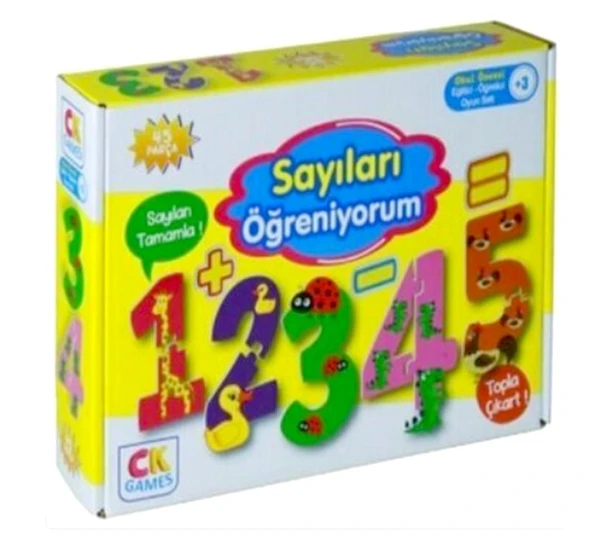 Ck Games Sayıları Öğreniyorum 45 Parça Eğitici Oyuncak ürün görseli 1