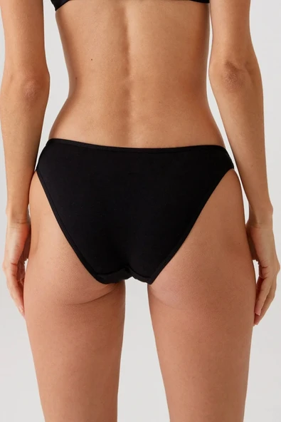 5'li Paket 2955 Pamuklu Basic Brief Normal Bel - Resim 4