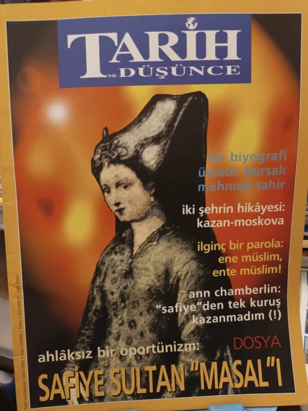 Tarih ve Düşünce Dergisi - Eylül 2000, Sayı: 11 Safiye Sultan Masalı ürün görseli 1