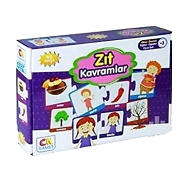 Ck Games Zıt Kavramlar 40 Parça Eğitici Oyuncak ürün görseli 1
