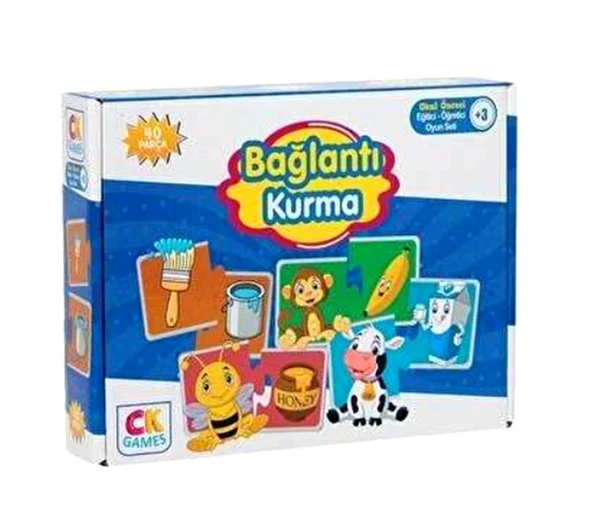 Ck Games Bağlantı Kurma Oyunu 40 Parça Eğitici Oyuncak ürün görseli 1