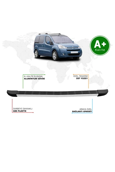 Citroen Berlingo Arka Basamak 2008 – 2018 Model S-Line ürün görseli 1