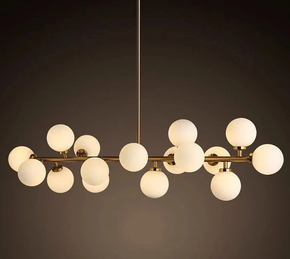 A-3465-16G Eskitme Sarkıt Modern Avize - Resim 2