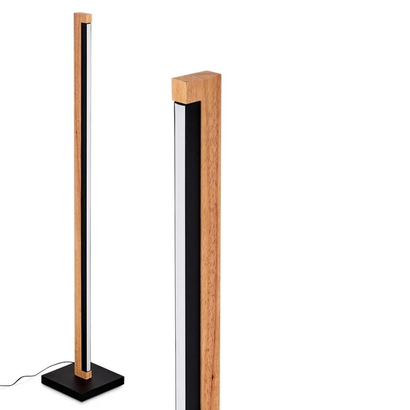 LMW-4390-1 Doğal Ahşap Lambader ürün görseli 1