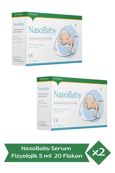 Dr.Thomson Nasobaby Serum Fizyolojik 20 Flakon x 2 Adet ürün görseli 1