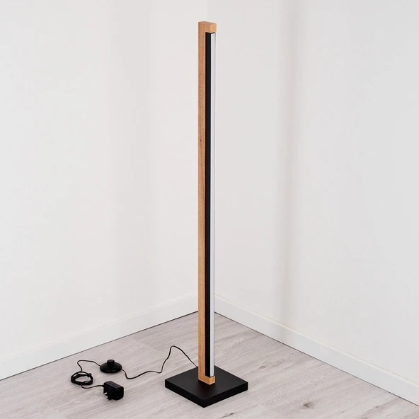 LMW-4390-1 Doğal Ahşap Lambader - Resim 2
