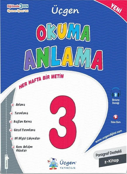 Üçgen 3.Sınıf Türkçe Okuma Anlama ürün görseli 1