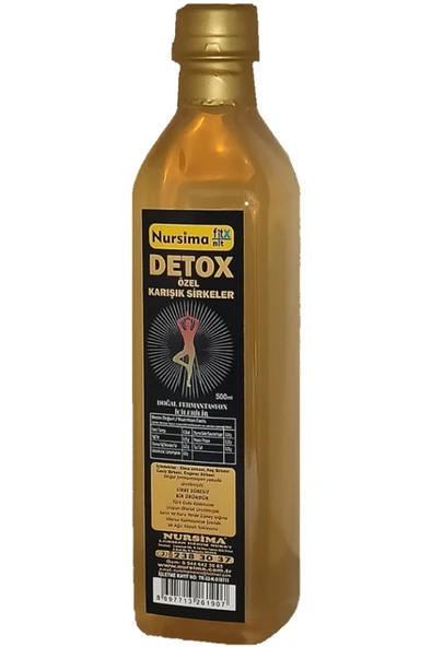 Nursima Fit x Nit Detox Özel Karışık Sirkeler 500 ml ürün görseli 1