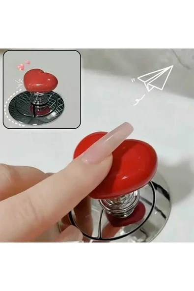Klozet Sifon Tuşu Kalp Tasarımlı ürün görseli 1