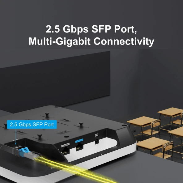 RUIJIE-REYEE RG-AP820-L V3 2 PORT 2.4+5GHZ POE ACCESS POINT ürün görseli 1