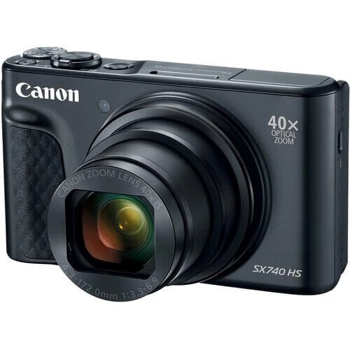 Canon PowerShot SX740 HS Dijital Kamera (Siyah) ürün görseli 1