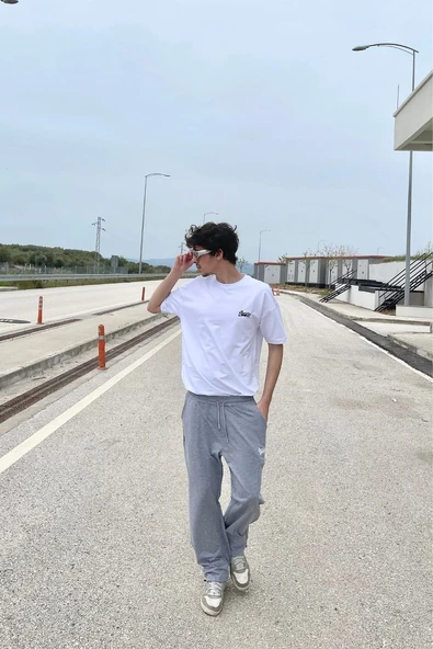 Swd Baggy Eşofman Altı Gri - Resim 3