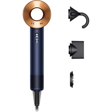 Dyson Supersonic Saç Kurutma Makinesi Düz+Dalgalı (Prusya Mavisi/Bakır) (Dyson Türkiye garantili) ürün görseli 1