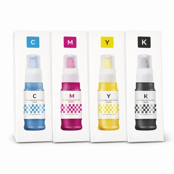 CANON UYUMLU GI-45 CMYK Takım 70ml Mürekkep ürün görseli 1