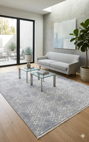 Padişah Halı 170x250 Sümela Koleksiyonu 39145-030 Mavi ürün görseli 1