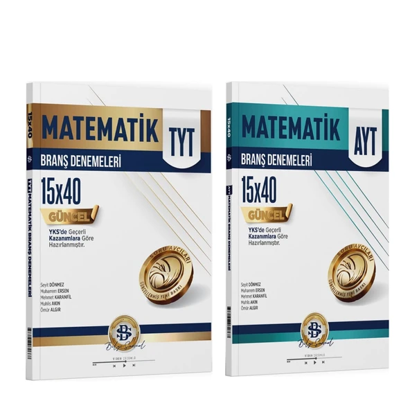 Bilgi Sarmal TYT ve AYT Matematik Deneme Seti 2 Kitap ürün görseli 1