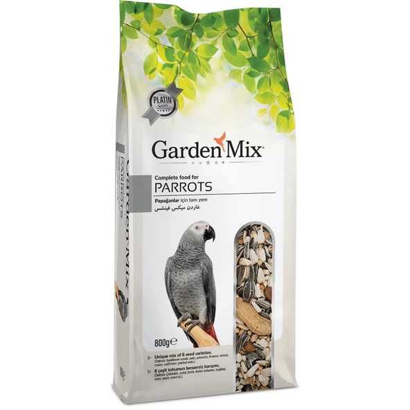 Gardenmix Platin Papağan Yemi 800g ürün görseli 1