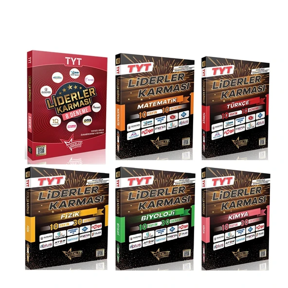 TYT Sayısal Deneme 6 Kitap Set Liderler Karması ürün görseli 1