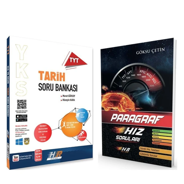 Hız ve Renk TYT Tarih Soru ve Paragraf Soru Bankası Seti 2 Kitap ürün görseli 1