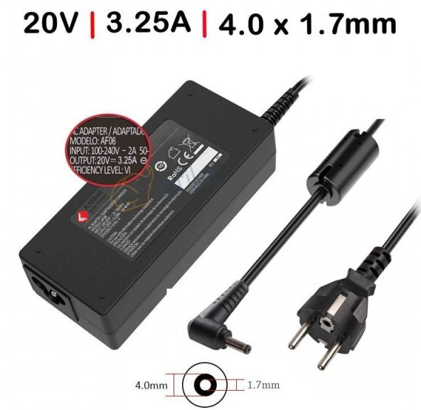Lenovo SA10M42704, SA10M42707, SA10M42714 Notebook Adaptörü 65W Şarj Cihazı (20V 3.25A) ürün görseli 1