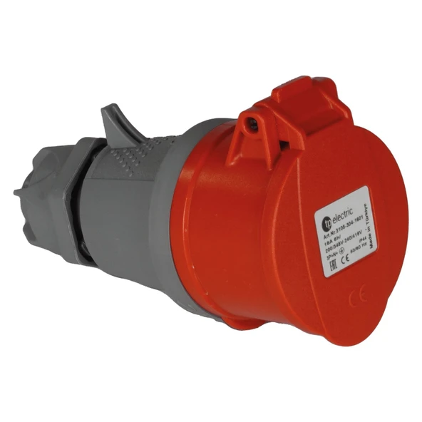 TP Electric 3126-304-1601 Vidalı Bağlantı 4x32A CEE Norm Uzatma Prizi ürün görseli 1