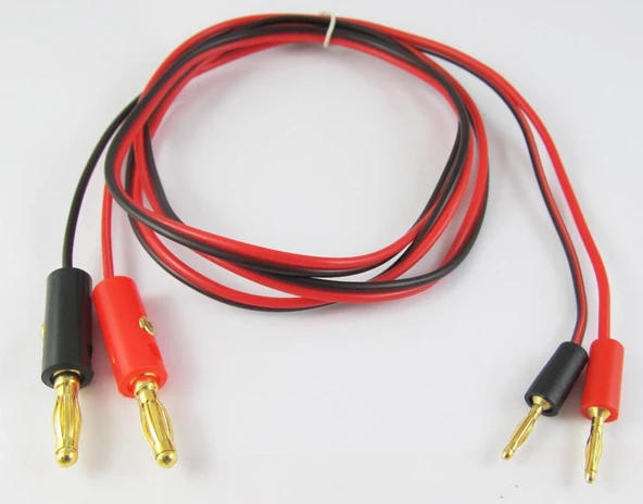 2.0 mm Banana - 4.0 mm banana Kablosu 1 metre ürün görseli 1