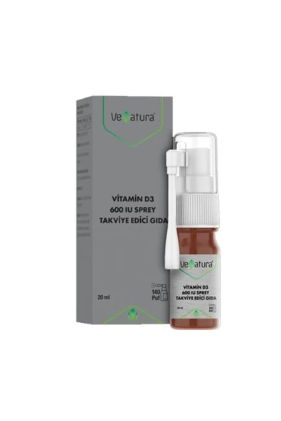 VENATURA Vitamin D3 600'Iu Sprey ürün görseli 1