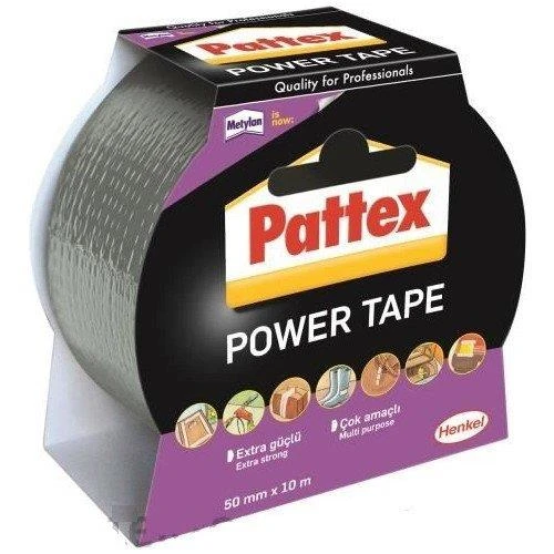 Pattex Power Tape Gri Tamir Bantı 50 Mm X 10 Mt. 1870313 ürün görseli 1