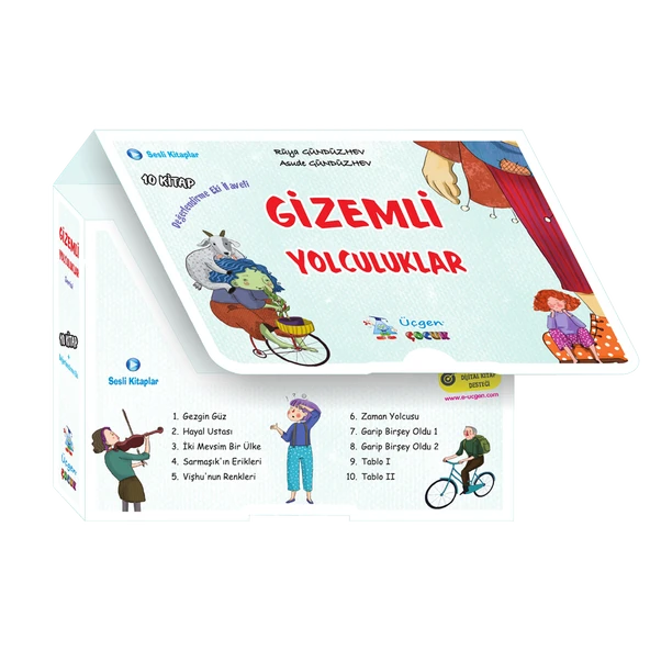 Gizemli Yolculuklar Serisi - 10 Kitap + Değerlendirme Eki Poşetli ürün görseli 1