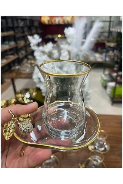 ÇNR Home Collection PAŞABAHÇE ÖZEL SERİ 6 'lı ÇAY SETİ ürün görseli 1
