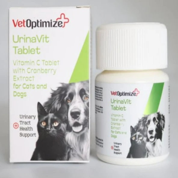 VetOptimize Urinavit 40 Tablet  Kedi & Köpek İdrar Yolu Enfeksiyonu, Sistit ve Kristal Önleyici Destek ürün görseli 1