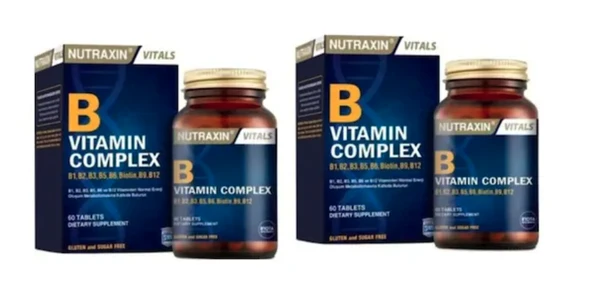 Nutraxin B Vitamin Complex 60 Tablet 2 Adet ürün görseli 1