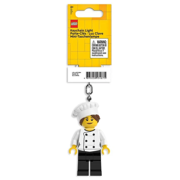LEGO Minifigures KE218H Gourmet Chef Led Key Chain ürün görseli 1