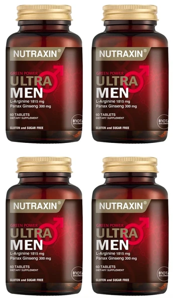 Nutraxin Ultra Men 60Tablet 4'lü ürün görseli 1