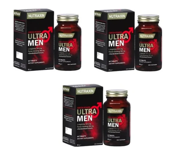 Nutraxin Ultra Men 60 Tablet 3'lü ürün görseli 1