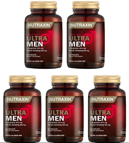 Nutraxin Ultra Men 60Tablet 5'li ürün görseli 1