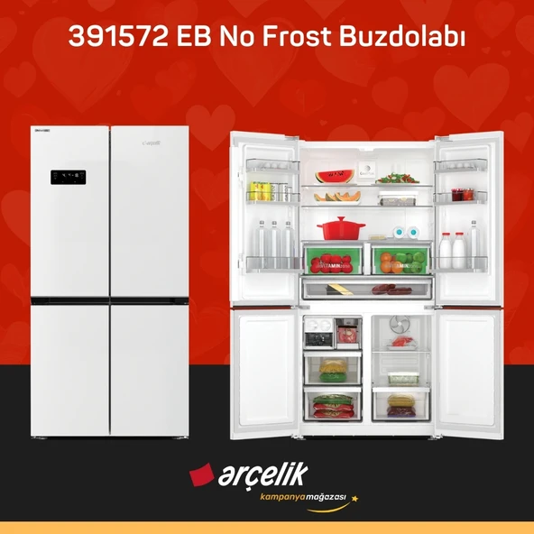 ARÇELİK 391572 EB Gardırop Tipi Buzdolabı ürün görseli 1