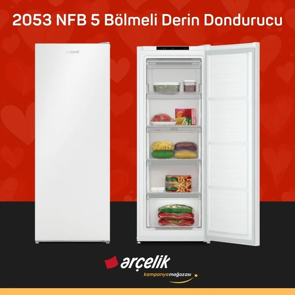 ARÇELİK 2053 NFB 5 Bölmeli Derin Dondurucu ürün görseli 1