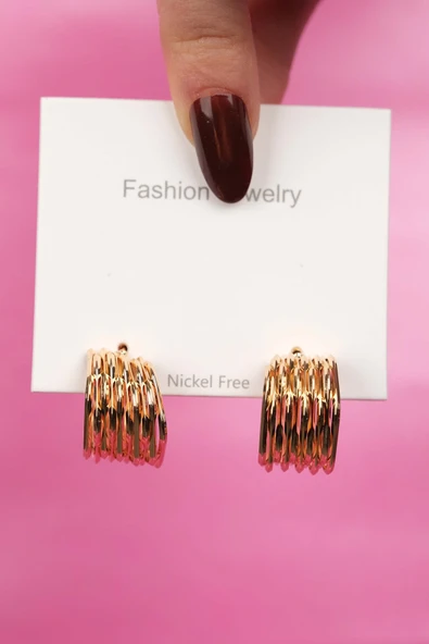 Jack Ferrero ÇELİK exclusive RENK ATMAZ GARANTLİ FATURALI KÜPE 1991008583 ürün görseli 1