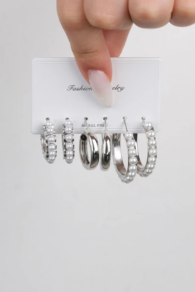 Jack Ferrero KADIN ÇELİK RENK ATMAZ 6 LI KÜPE MODELİ bşrgküjferse36 ürün görseli 1
