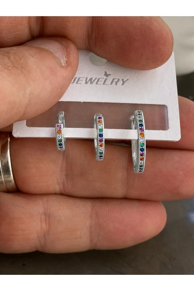 ÇELİK exclusive RENK ATMAZ GARANTLİ FATURALI KÜPE ürün görseli 1