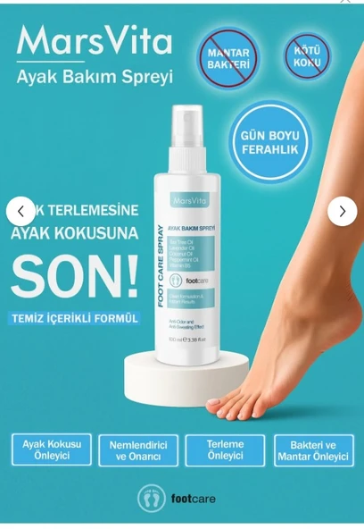MARSVİTA Ayak Bakım Spreyi 100 ml ürün görseli 1