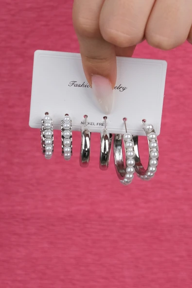Jack Ferrero KADIN ÇELİK RENK ATMAZ 6 LI KÜPE MODELİ bşrgküjferers9 ürün görseli 1