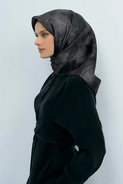 9501 ARMİNE SAF İPEK EŞARP - Resim 4