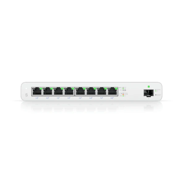 UBNT UISP-S - UISP Switch 8 Port 24V 110W PoE Yönetilebilir Switch - Resim 2