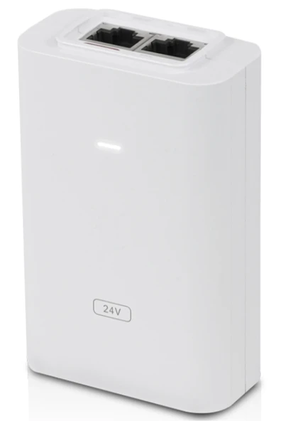 UBNT 24V 1A Gigabit PoE Adaptör- POE-24-24W-G-WH-EU ürün görseli 1