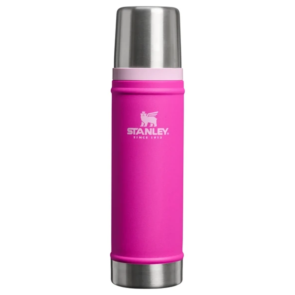 Stanley Klasik Vakumlu Paslanmaz Çelik Termos 0,60 Lt (20 OZ) - Violet Blossom ürün görseli 1