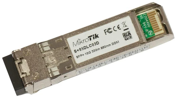 MikroTiK S+85DLC03D SFP+ Module 10G MultiMode 300m ürün görseli 1