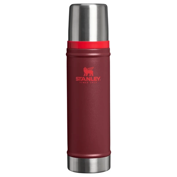 Stanley Klasik Vakumlu Paslanmaz Çelik Termos 0,60 Lt (20 OZ) - Cranberry ürün görseli 1